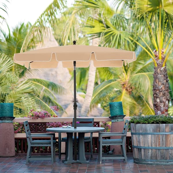 Parasol - Rektangulär balkongparasol - 180 x 125 cm - Tiltable - Taupe