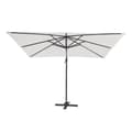 Miniatyrbillede 3 af 7: AXI Coco Parasoll Grå, Beige - Parasoll stort 200x300 cm - Hängparasoll, Aluminiumram, 360° Rotation, Parasoll balkong 3x3 - UV-resistent