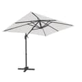 Miniatyrbillede 2 af 7: AXI Coco Parasoll Grå, Beige - Parasoll stort 200x300 cm - Hängparasoll, Aluminiumram, 360° Rotation, Parasoll balkong 3x3 - UV-resistent