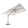 Pikkukuva 2 / 7: AXI Nima Parasol Brown/Beige - Parasol large 300x300 cm - Ripustettava aurinkovarjo, Alumiinirunko, 360° Kierto, Parvekkeen aurinkovarjo 3x3 -