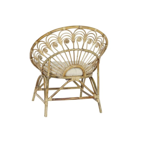 Trädgårdssoffa DKD Home Decor Vit Brun 75 x 50 x 90 cm 80 x 66 x 89 cm 84 x 70 x 90 cm