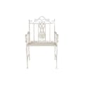 Miniatyrbillede 3 af 6: Vrtni stol DKD Home Decor Hvid Metal 63,5 x 52 x 98 cm