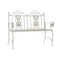 Miniatyrbillede 1 af 2: Bænk DKD Home Decor Hvid 118 x 53 x 98 cm