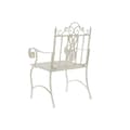 Miniatyrbillede 2 af 6: Vrtni stol DKD Home Decor Hvid Metal 63,5 x 52 x 98 cm