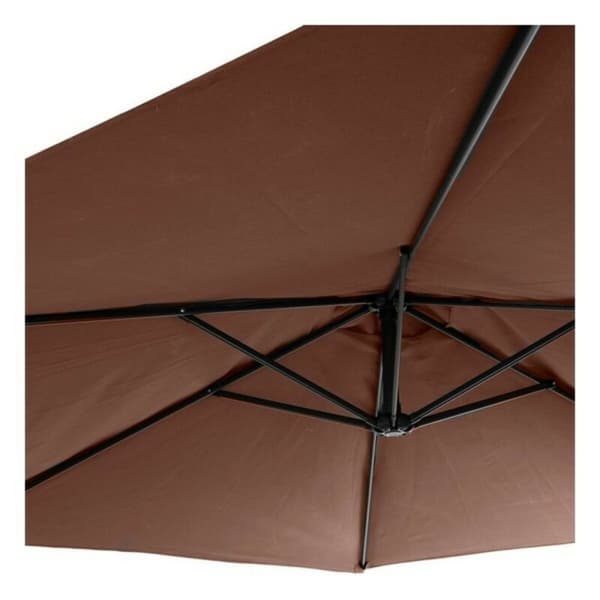 Parasol DKD Home Decor MB-166676 Ruskea Monivärinen Teräs Metalli/Muovinen 300 x 300 x 250 cm