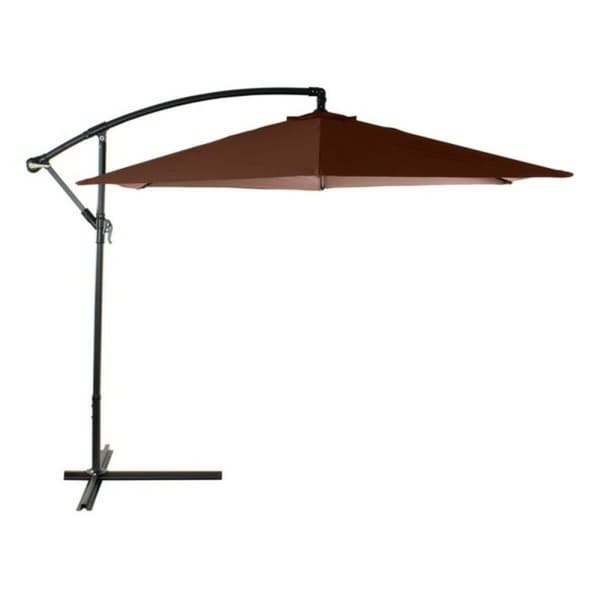 Parasol DKD Home Decor MB-166676 Ruskea Monivärinen Teräs Metalli/Muovinen 300 x 300 x 250 cm