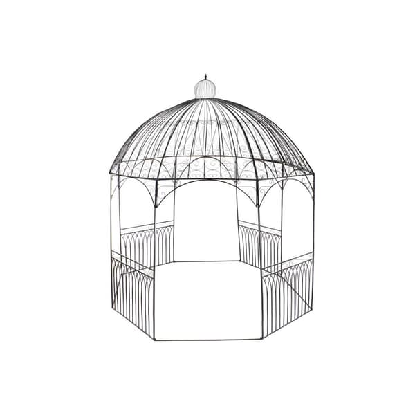 Pergola DKD Home Decor Svart Jern (304 x 304 x 332 cm)
