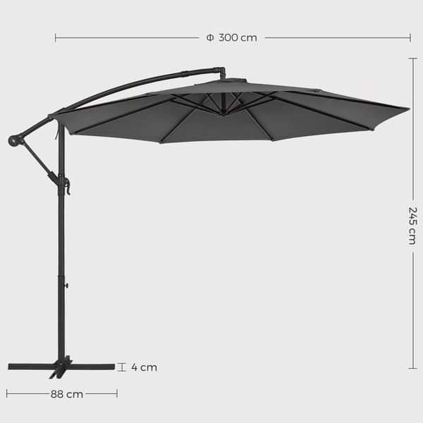 Parasol - med vev - för öppning och stängning