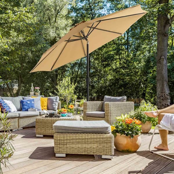 Parasol - Ø 300 cm - Taupe