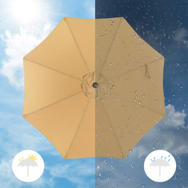 Parasol - Ø 300 cm - Taupe