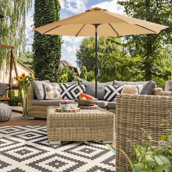 Parasol - Ø 300 cm - Taupe