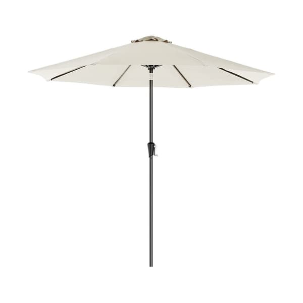 Parasol - Garden Parasol - Ø 270 cm - Tiltable - Med Crank - Beige