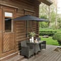 Miniatyrbillede 3 af 11: Parasol - Terrace Parasol - Med krumtap - Ø 270 cm - Beige