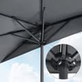 Miniatyrbillede 5 af 11: Parasol - Terrace Parasol - Med krumtap - Ø 270 cm - Beige
