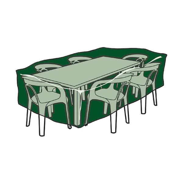 Skyddsväska Altadex Trädgårdsmöbler Grön Polyester Plast 205 x 325 x 90 cm