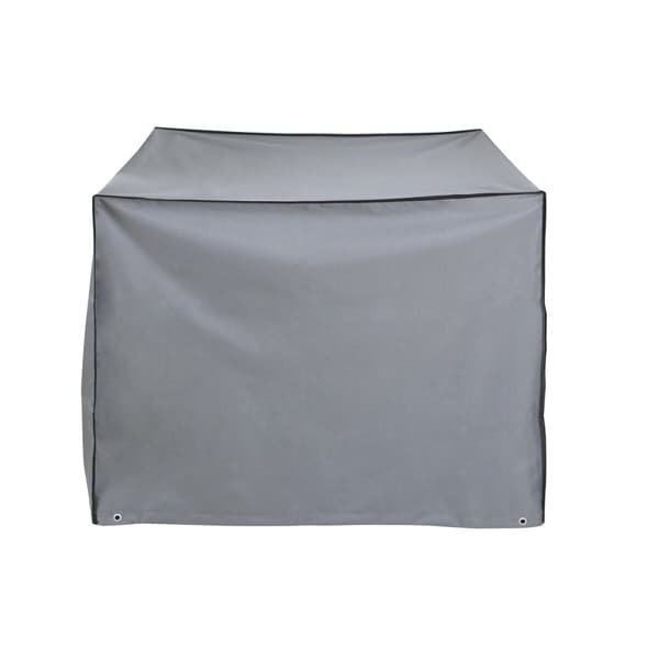 Stol täcka DKD Home Decor Svart Mörkgrå 100 x 100 x 80 cm