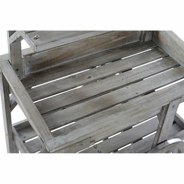 Trädgårdsvagn DKD Home Decor 87 x 14 x 109 cm 87 x 41 x 109 cm Ljusbrun