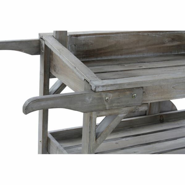 Trädgårdsvagn DKD Home Decor 87 x 14 x 109 cm 87 x 41 x 109 cm Ljusbrun