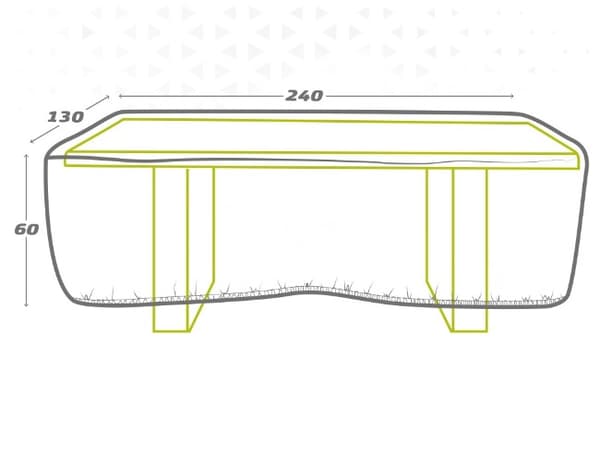 Skyddsväska Aktive Bord 240 x 60 x 130 cm (6 antal)