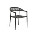 Miniatyrbild 1 av 6: Kerti szék Home ESPRIT Svart Mörkgrå Aluminium Rattan 56 x 60 x 78 cm