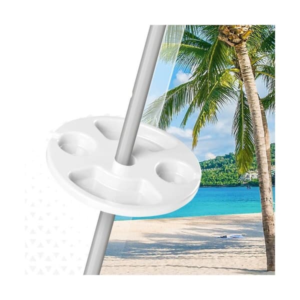 Strandparasoll med mugghållare Aktive 29,5 x 8 x 29,5 cm Napernyő (12 antal)