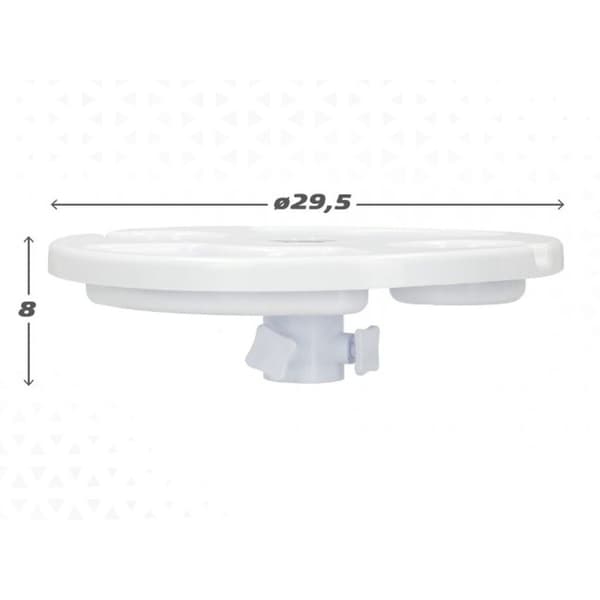 Strandparasoll med mugghållare Aktive 29,5 x 8 x 29,5 cm Napernyő (12 antal)