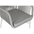 Miniatyrbild 4 av 5: Trädgårdssoffa Home ESPRIT Vit Grå Aluminium syntetisk rattan 57 x 63 x 84 cm