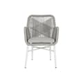 Miniatyrbild 2 av 5: Trädgårdssoffa Home ESPRIT Vit Grå Aluminium syntetisk rattan 57 x 63 x 84 cm