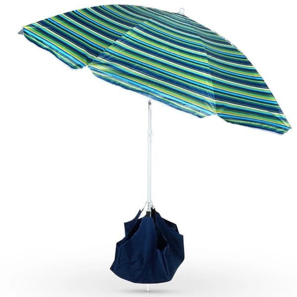 Strandparaply med stativ Justerbar VILDE 147 cm