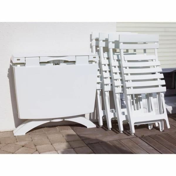 Vrtni stol Hvid 42 x 50 x 80 cm