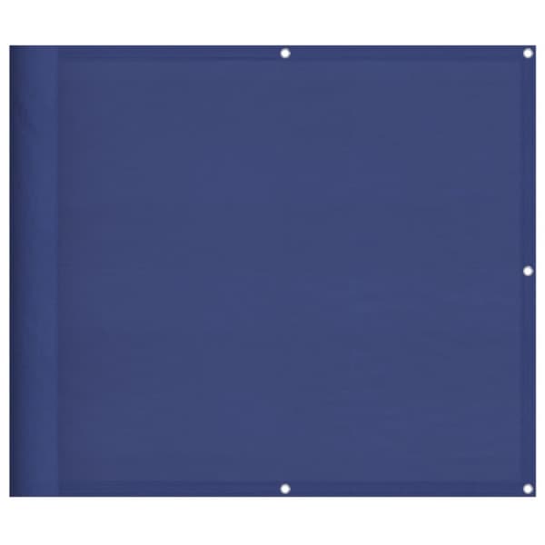 Balkongskärm blå 90x800 cm 100% polyester oxford