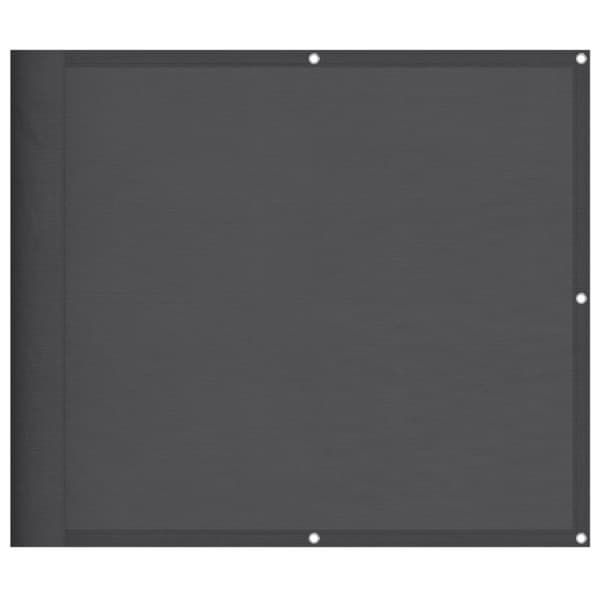 Balkongskärm antracit 90x800 cm 100% polyester oxford