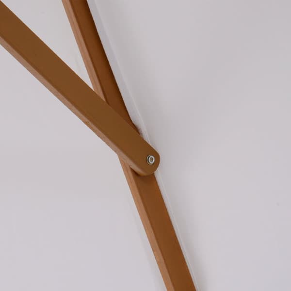 Rootz Suorakulmainen puutarha -parasoli - Patio -sateenvarjo - Auringonvarjostin ulkona - Auringonsuojaus - 3L x 2W x 2,5H M