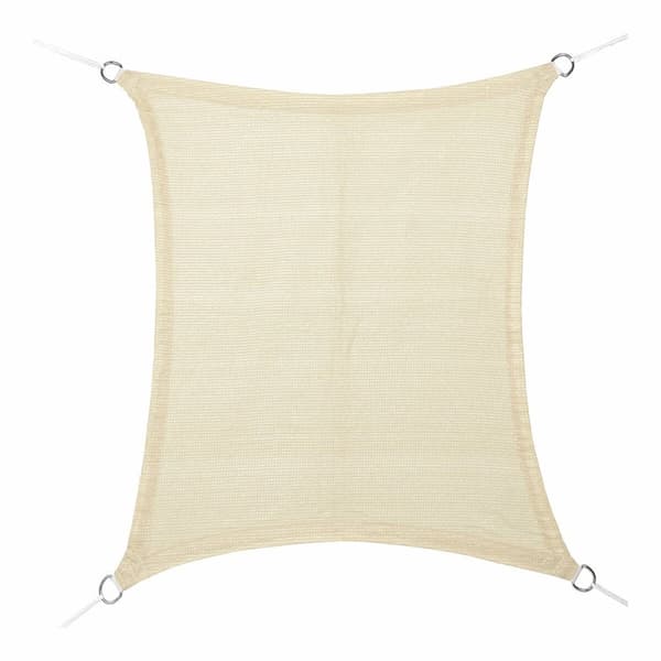 Suorakaiteen muotoinen varjostava purjekatos Faura Beige 3 x 4 m Suorakulmainen
