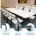 Miniatyrbilde 3 av 6: Klappbord Lifetime Hvit 244 x 74 x 76 cm