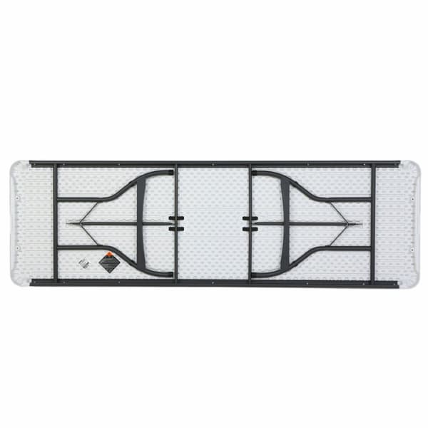 Klappbord Lifetime Hvit 244 x 74 x 76 cm