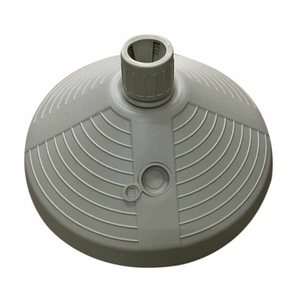 Marbueno Base Umbrella Rund Plast 38x38x14 cm 10L Hvid Have, Pool, Terrasse 10502