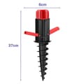 Miniatyrbillede 2 af 2: Marbueno Pincho Parasol Plastico Sort 37x6x6 cm Strand og Have 10505