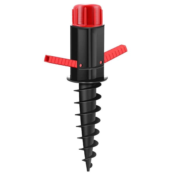 Marbueno Pincho Parasol Plastico Sort 37x6x6 cm Strand og Have 10505