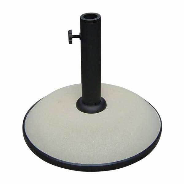 Marbueno Base Parasol Rund Cement 36x29,5 cm 11KG Hvid Have, Pool, Terrasse 10445