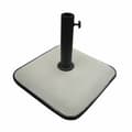 Miniatyrbillede 1 af 2: Marbueno Base Parasoll Cement 45X45X7,3 cm 25KG Hvid Have, Pool og Terrasse 10459