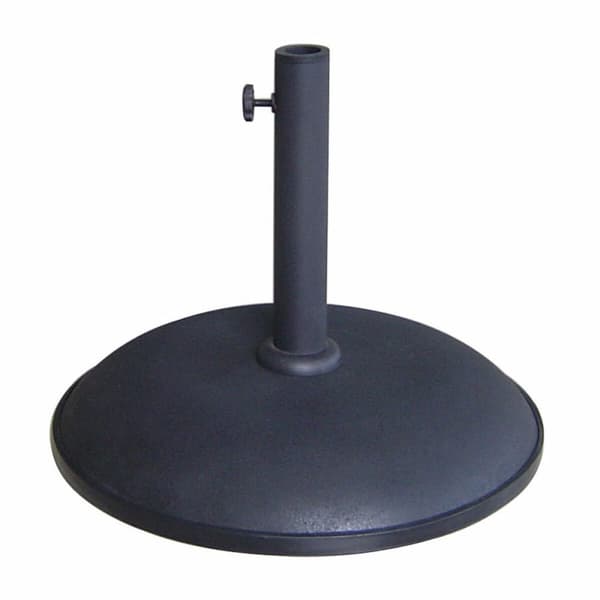 Marbueno Base Parasol Rund Cement 45x36 cm 20KG Sort Have, Pool og Terrasse 10450