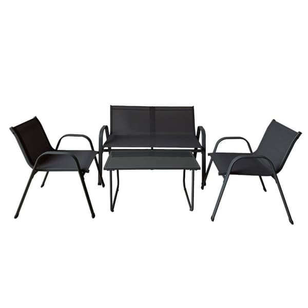 Trädgårdsmöbler Marbueno Svart 115 x 77 x 65 cm