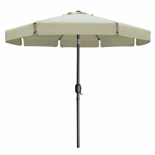 Marbueno Parasoll Stål 8 Stænger D270 cm Polyester Beige Have, Pool, Terrasse 10488