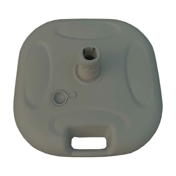 Marbueno Base Sombrilla Plast 45x45x14 cm 20L Hvid Have, Pool, Terrasse 10500