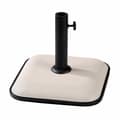 Miniatyrbillede 1 af 2: Marbueno Base Parasoll Beton 35X35X5,2 cm 11KG Hvid Have, Pool, Terrasse 10457