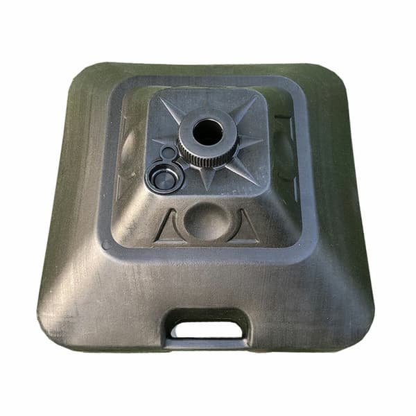 Base for parasoll Marbueno Svart 45 x 27 x 45 cm Kvadrat