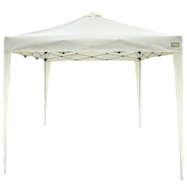 Gazebo Aktive 300 x 250 x 300 cm Klæde Stål Hvid