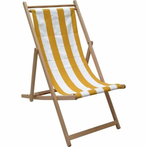 Šezlongas Jardin Prive Keltainen 101 x 56 x 96 cm