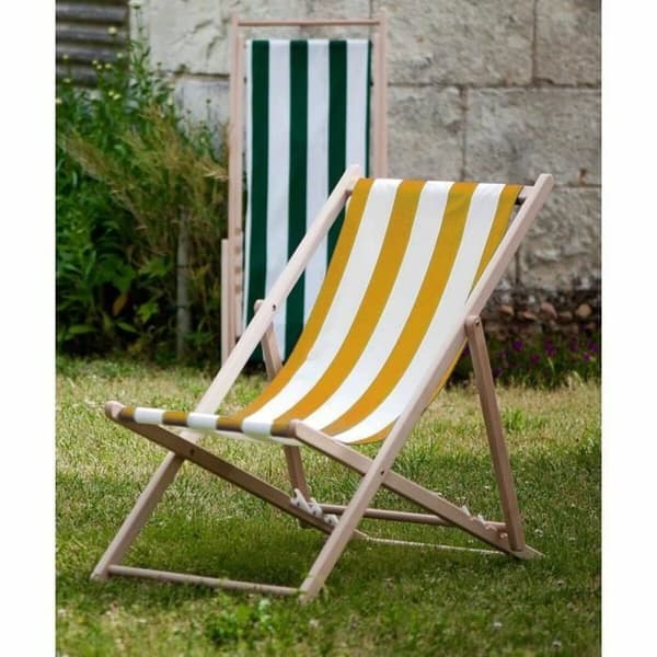 Šezlongas Jardin Prive Keltainen 101 x 56 x 96 cm